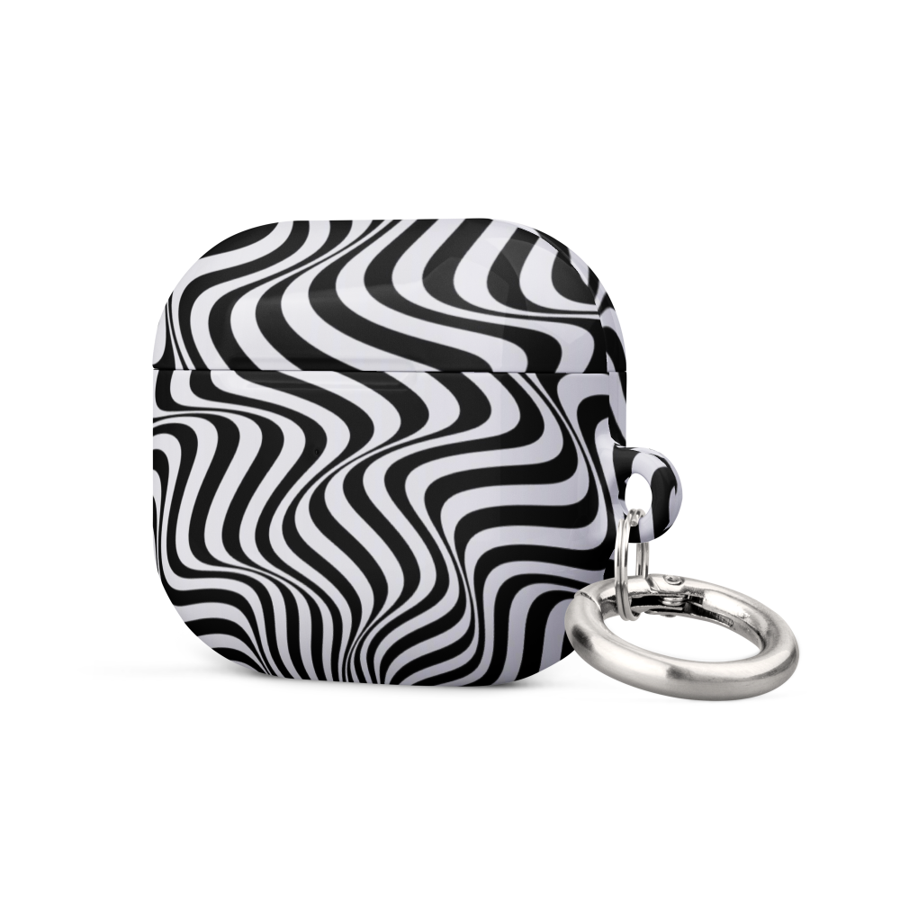 Eternal Vortex V2 AirPods Gen 3 case with carabiner, left front angle