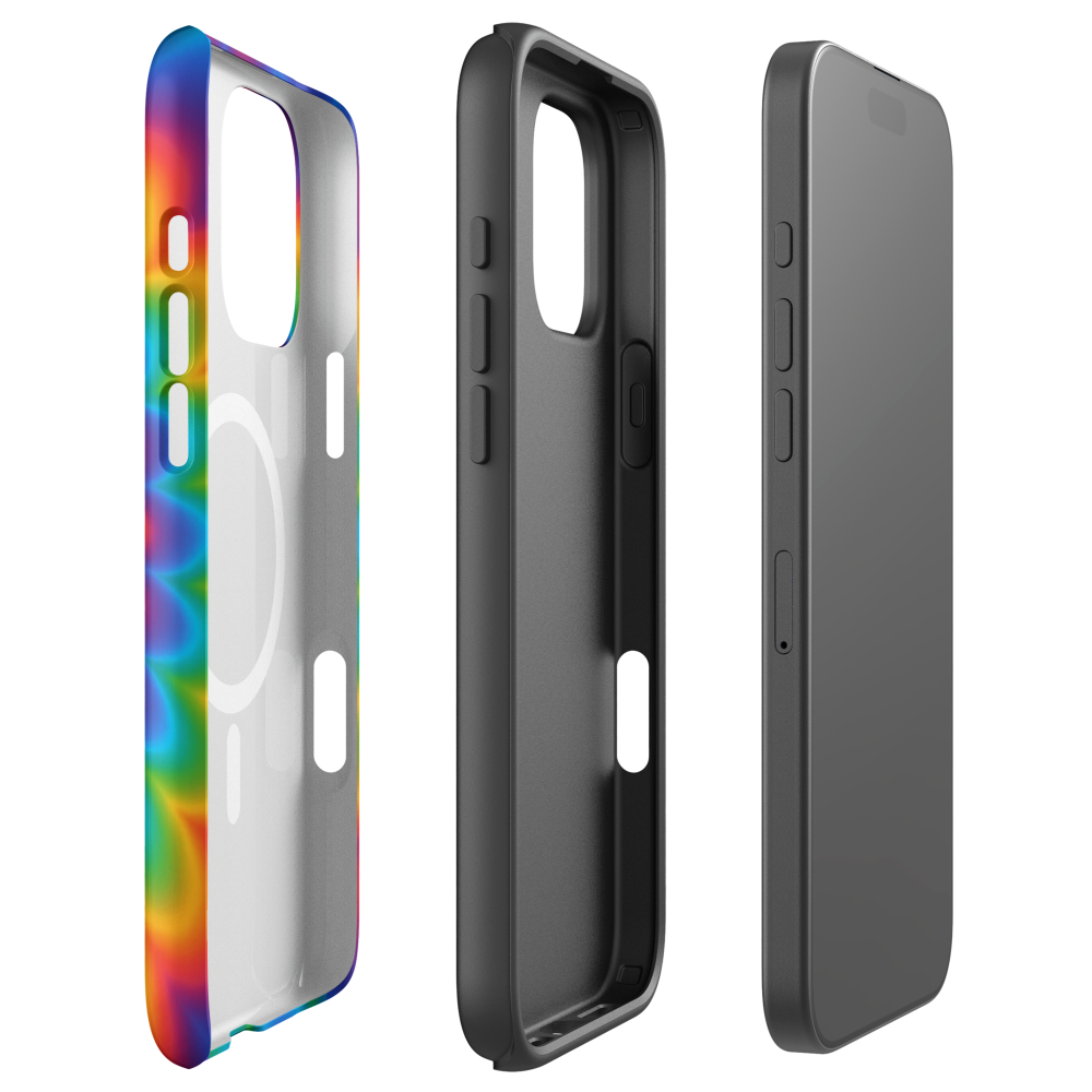 Case Temple Prismatic Spiral iPhone 16 Pro Max MagSafe case front