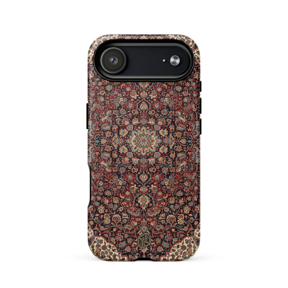 Persian Rug MagSafe iPhone 17 Air case vintage mandala slim wireless charging protection