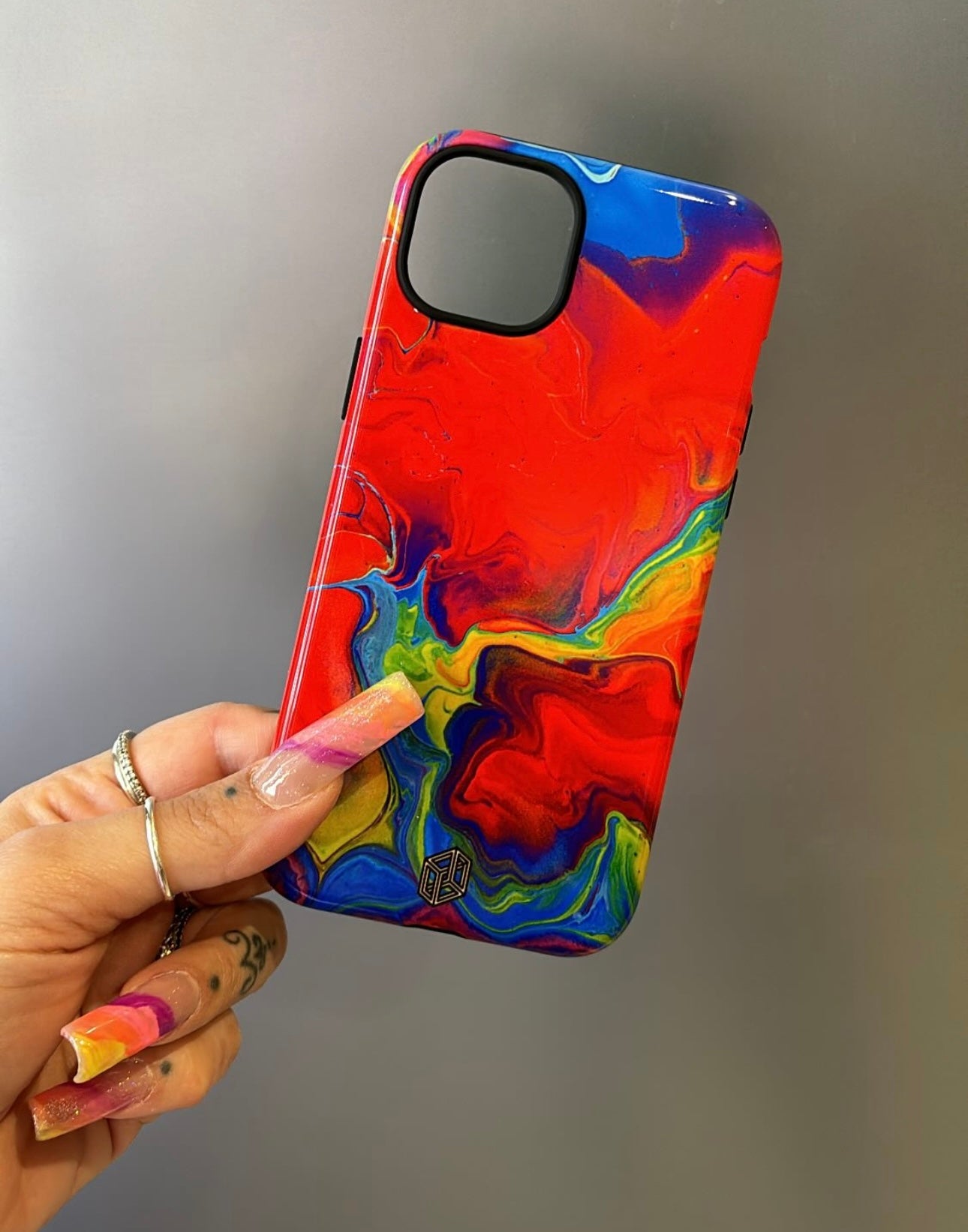 2C Fluid - iPhone Hülle - Schild