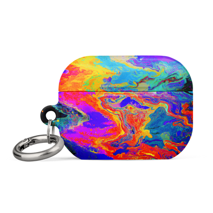 Chromadelic Flow protective AirPods Pro case colorful design