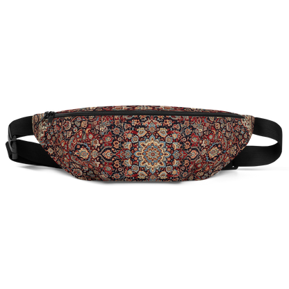 Product Persian Rug fanny pack front view water-resistant festival waist bag artistic design