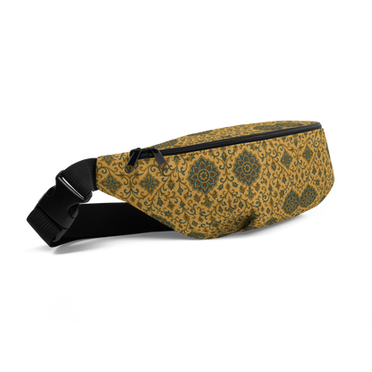 Patterned fanny pack on a white background