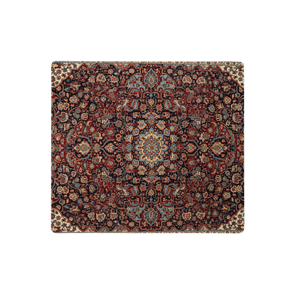 Persian Rug gaming mouse pad 18x16 compact non-slip desk mat polyester Case Temple