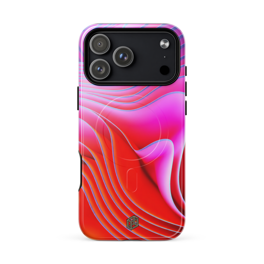 Case Temple Neon Current MagSafe iPhone 17 Pro Max case front view