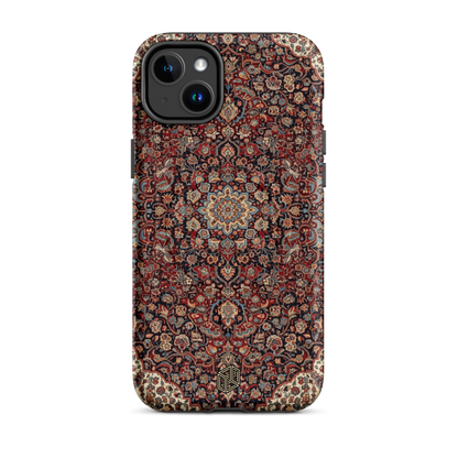 Persian Rug MagSafe iPhone 14 Plus case vintage mandala shockproof TPU protection