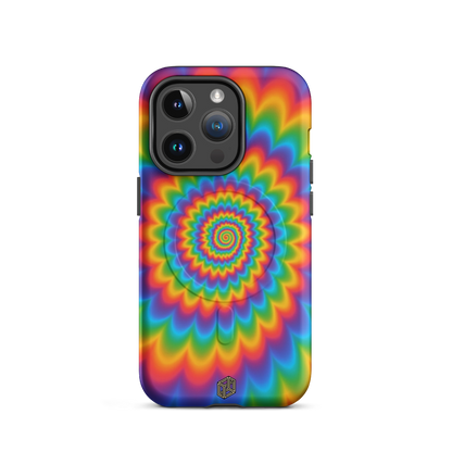 Case Temple Prismatic Spiral MagSafe iPhone 14 Pro protective case