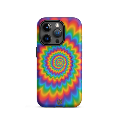 Case Temple Prismatic Spiral MagSafe iPhone 15 Plus case front