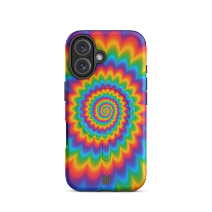 Case Temple Prismatic Spiral MagSafe iPhone 15 Pro Max case front