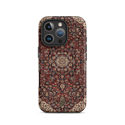 Persian Rug MagSafe iPhone 16 Pro case oriental carpet design shockproof protective cover