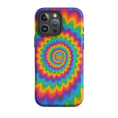Case Temple Prismatic Spiral iPhone 16 Pro Max MagSafe tough case