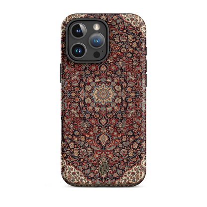 Persian Rug MagSafe iPhone 16 Pro Max case vintage mandala wireless charging protection
