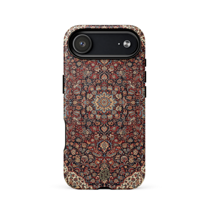 Persian Rug MagSafe iPhone 17 Air case vintage mandala slim wireless charging protection