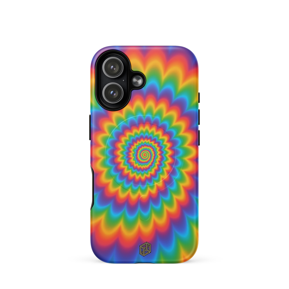 Case Temple Prismatic Spiral MagSafe iPhone 17 case front view