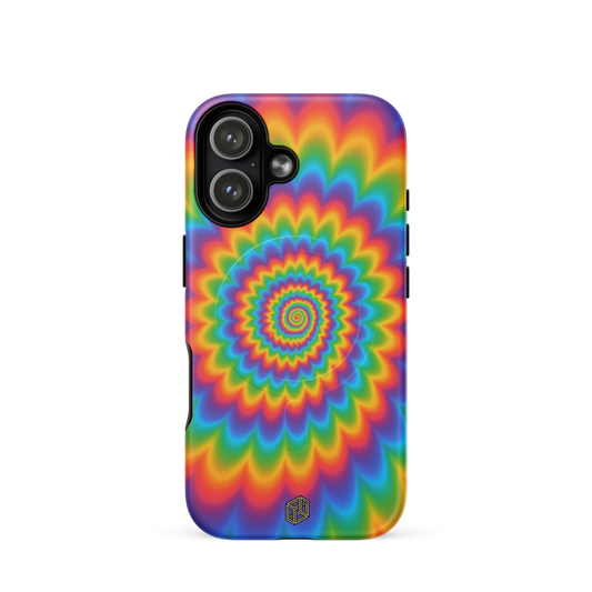 Case Temple Prismatic Spiral MagSafe iPhone 17 case front view
