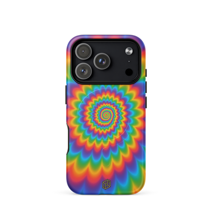 Case Temple Prismatic Spiral MagSafe iPhone 17 Pro protective case