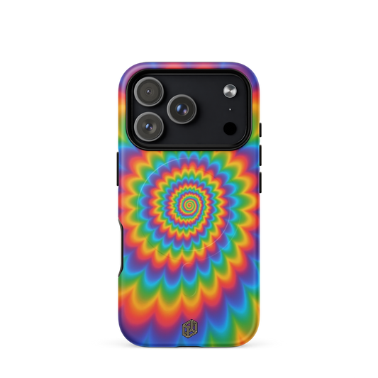 Case Temple Prismatic Spiral MagSafe iPhone 17 Pro protective case