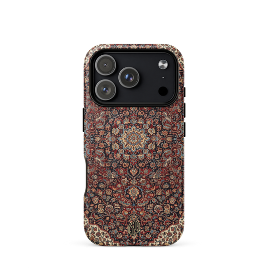 Persian Rug MagSafe iPhone 17 Pro case oriental carpet design shockproof TPU protective cover