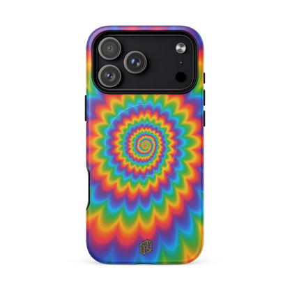 Case Temple Prismatic Spiral MagSafe case iPhone 17 Pro Max front view
