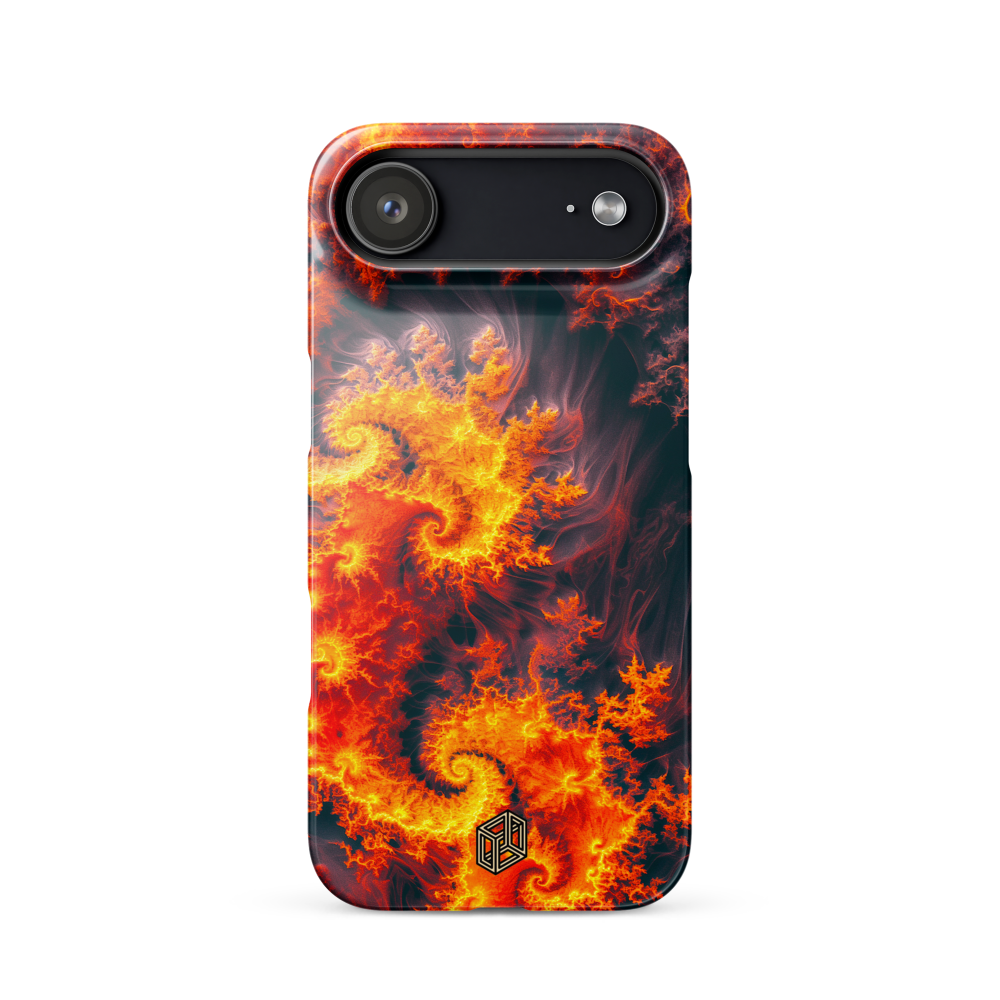 iPhone case with fractal design