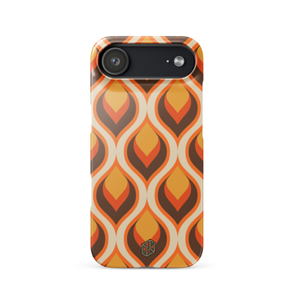 iPhone 17 case with a retro pattern 