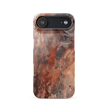 Marble-patterned iPhone case by Case Temple
