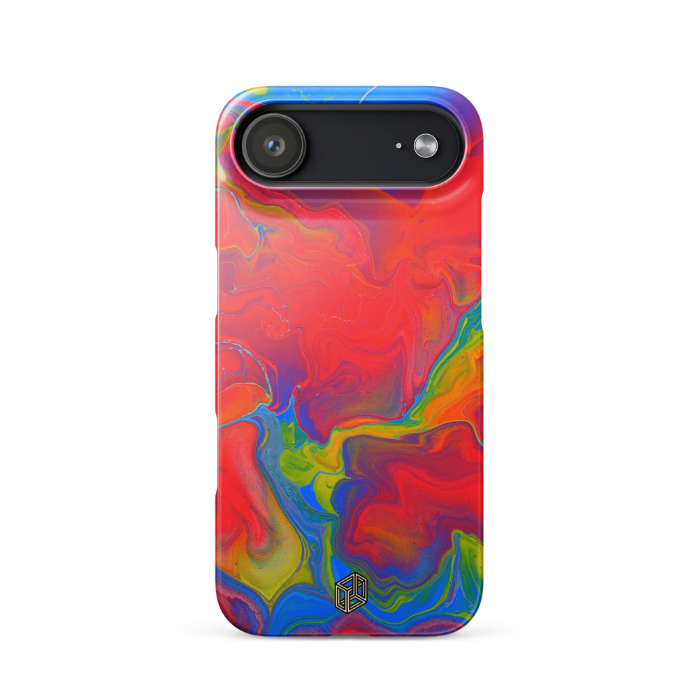 Colorful trippy iPhone case | Psychedelic style