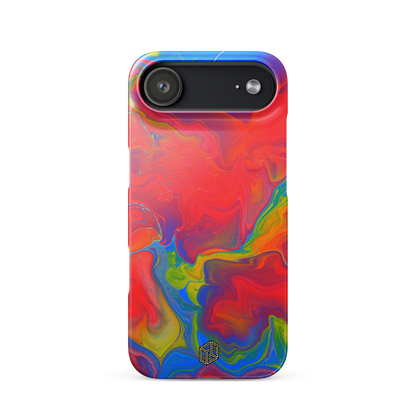 Colorful trippy iPhone case | Psychedelic style