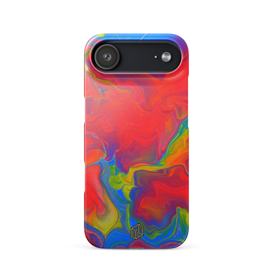 Colorful trippy iPhone case | Psychedelic style