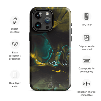 Obsidian Flow - iPhone Case - Shield