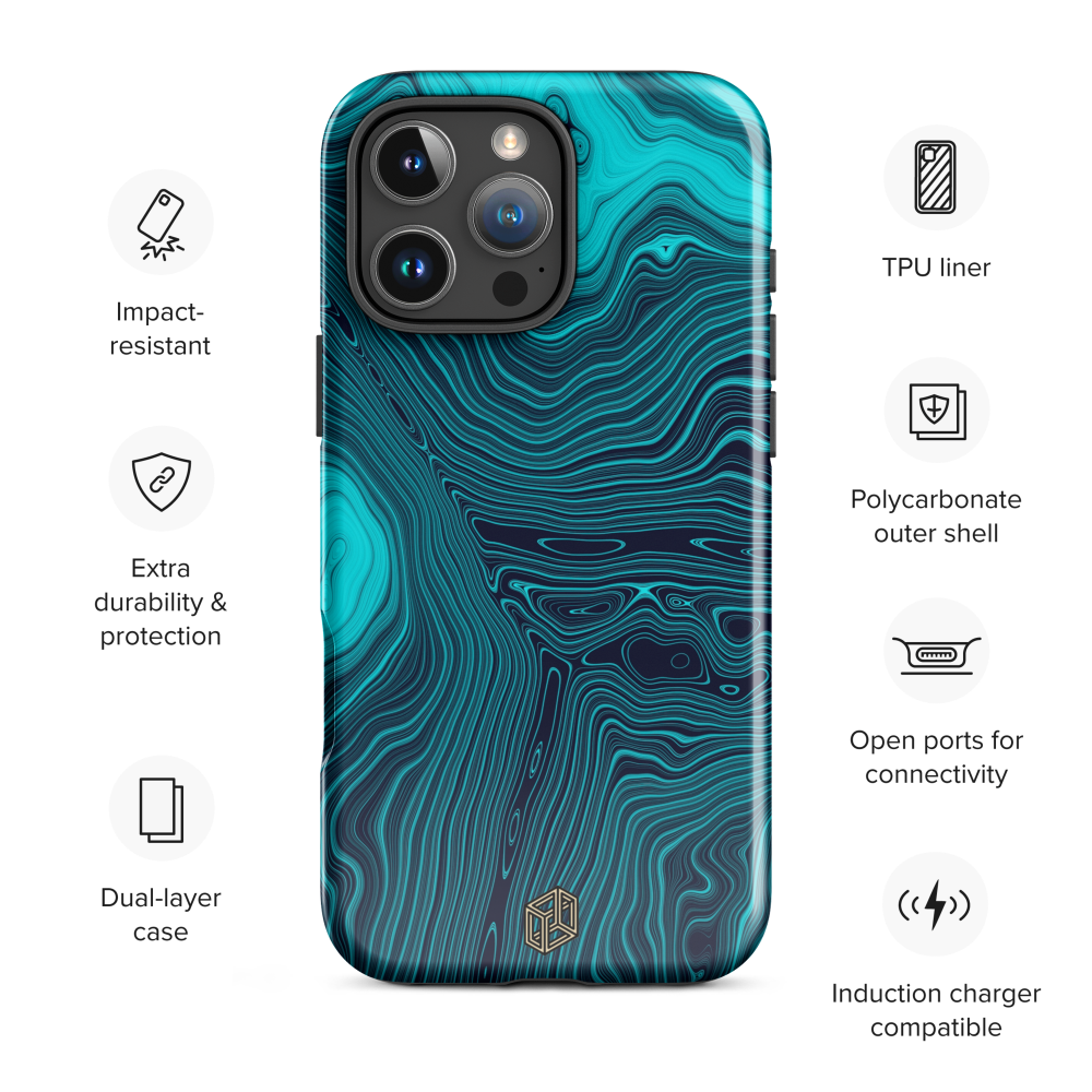 Cyber ​​Layer - iPhone Hülle - Schild