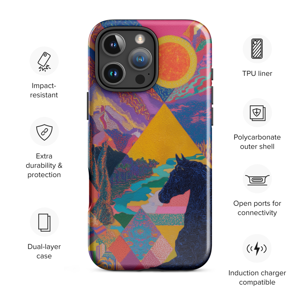 Cosmic Rider iPhone Case