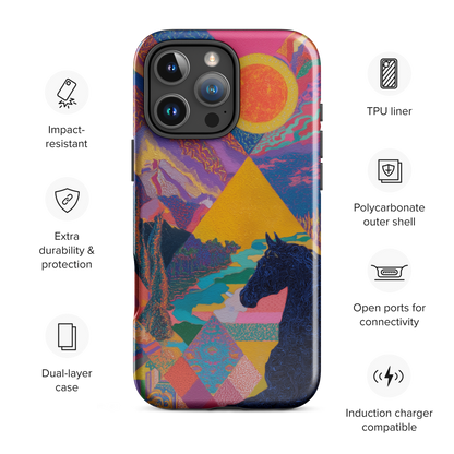 Cosmic Rider iPhone Case