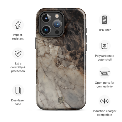 Marble Eclipse - iPhone Case