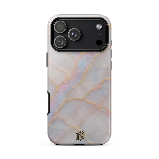 iPhone 17 Pro case with marble pattern