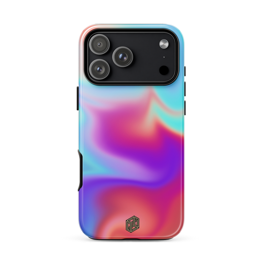 Colorful iPhone case with a gradient effect 