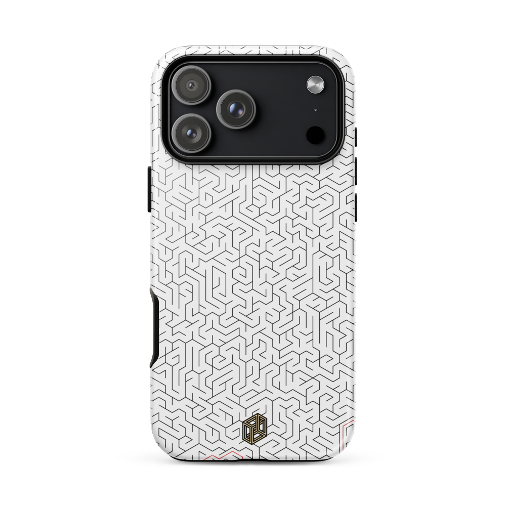 iPhone case with geometric pattern | Maze iPhone 17 Pro Max Case