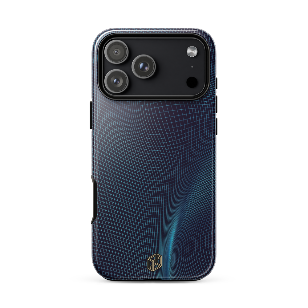 iPhone case with geometric pattern 
