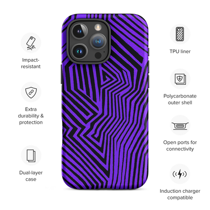 Amethyst Maze - iPhone Case
