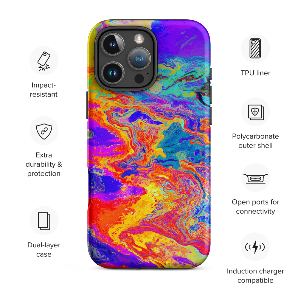 Chromadelic Flow – iPhone Case