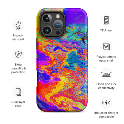 Chromadelic Flow – iPhone Case