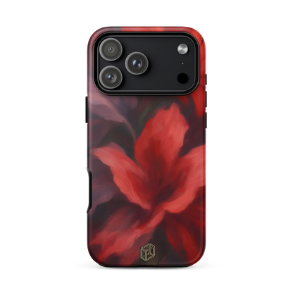 Red Floral iPhone 17 Pro Max Case